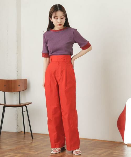 SENSE OF PLACE by URBAN RESEARCH / センスオブプレイス バイ アーバンリサーチ その他パンツ | ハイウエストタックパンツ | 詳細12