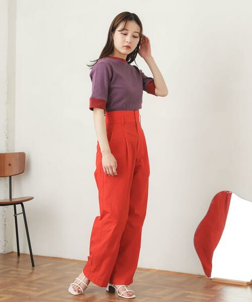 SENSE OF PLACE by URBAN RESEARCH / センスオブプレイス バイ アーバンリサーチ その他パンツ | ハイウエストタックパンツ | 詳細13