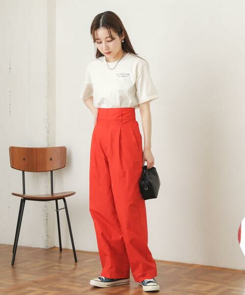 SENSE OF PLACE by URBAN RESEARCH / センスオブプレイス バイ アーバンリサーチ その他パンツ | ハイウエストタックパンツ | 詳細14