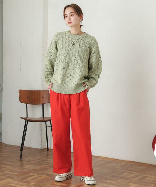 SENSE OF PLACE by URBAN RESEARCH / センスオブプレイス バイ アーバンリサーチ その他パンツ | ハイウエストタックパンツ | 詳細7