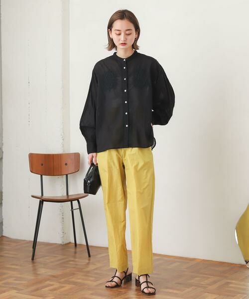 SENSE OF PLACE by URBAN RESEARCH / センスオブプレイス バイ アーバンリサーチ その他パンツ | ハイウエストタックパンツ | 詳細30