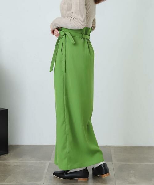 SENSE OF PLACE by URBAN RESEARCH / センスオブプレイス バイ アーバンリサーチ スカート | 『XS・TALL展開あり』カルゼハイウエストラップスカート | 詳細2
