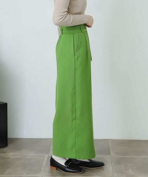 SENSE OF PLACE by URBAN RESEARCH / センスオブプレイス バイ アーバンリサーチ スカート | 『XS・TALL展開あり』カルゼハイウエストラップスカート | 詳細3