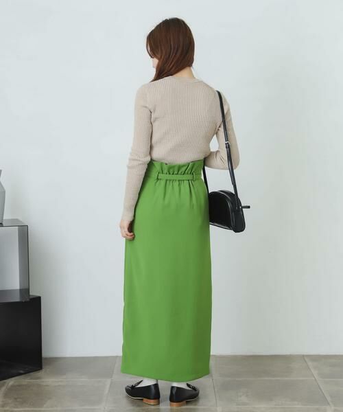 SENSE OF PLACE by URBAN RESEARCH / センスオブプレイス バイ アーバンリサーチ スカート | 『XS・TALL展開あり』カルゼハイウエストラップスカート | 詳細7