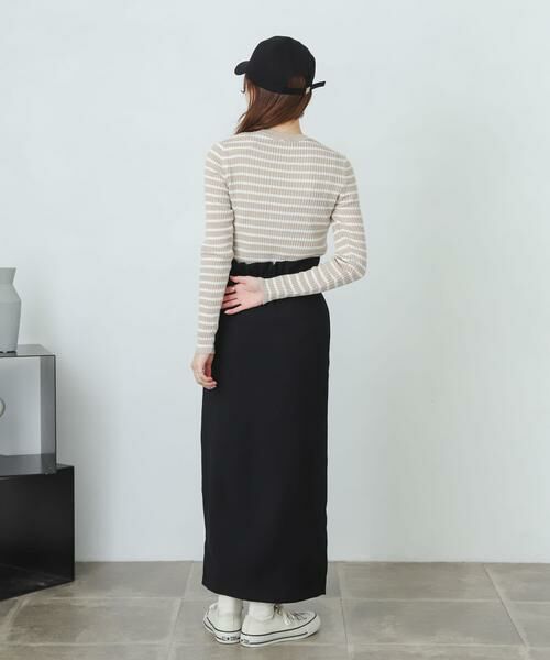 SENSE OF PLACE by URBAN RESEARCH / センスオブプレイス バイ アーバンリサーチ スカート | 『XS・TALL展開あり』カルゼハイウエストラップスカート | 詳細24