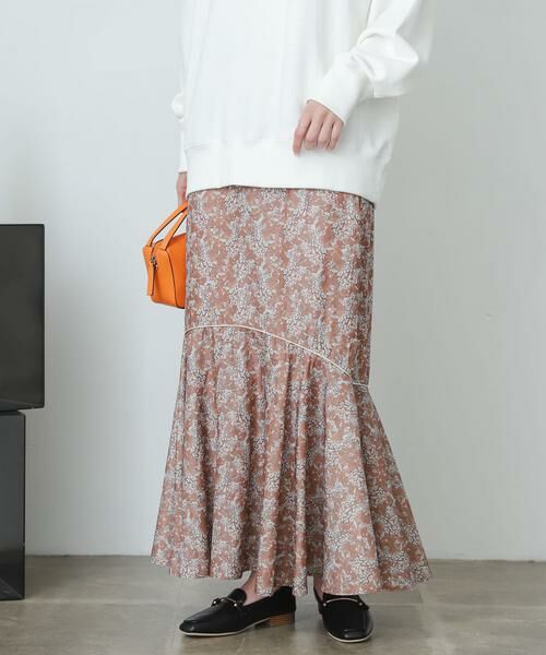 SENSE OF PLACE by URBAN RESEARCH / センスオブプレイス バイ アーバンリサーチ スカート | アートフラワーマーメイドスカート | 詳細2