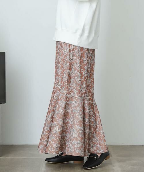 SENSE OF PLACE by URBAN RESEARCH / センスオブプレイス バイ アーバンリサーチ スカート | アートフラワーマーメイドスカート | 詳細3