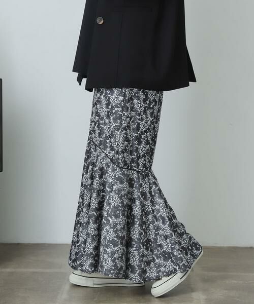 SENSE OF PLACE by URBAN RESEARCH / センスオブプレイス バイ アーバンリサーチ スカート | アートフラワーマーメイドスカート | 詳細12