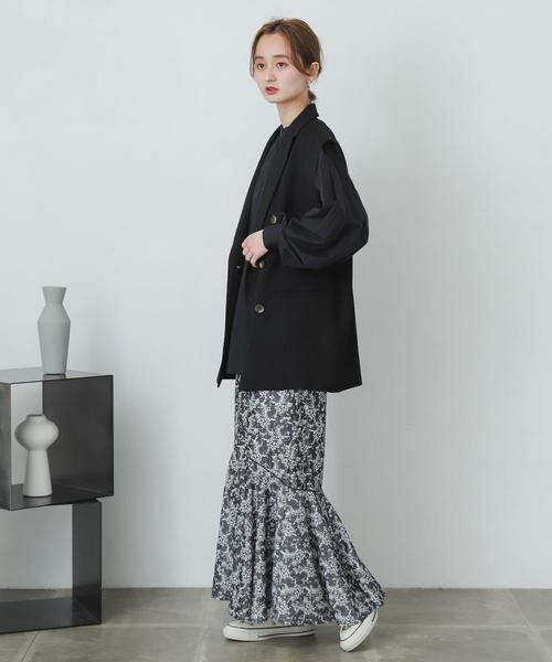 SENSE OF PLACE by URBAN RESEARCH / センスオブプレイス バイ アーバンリサーチ スカート | アートフラワーマーメイドスカート | 詳細15