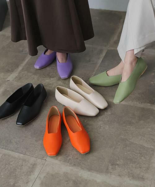 SENSE OF PLACE by URBAN RESEARCH / センスオブプレイス バイ アーバンリサーチ パンプス | スクエアカットフラットシューズ | 詳細3