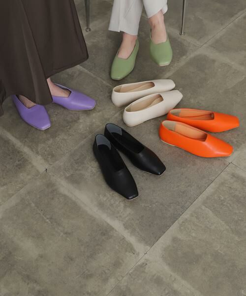 SENSE OF PLACE by URBAN RESEARCH / センスオブプレイス バイ アーバンリサーチ パンプス | スクエアカットフラットシューズ | 詳細13