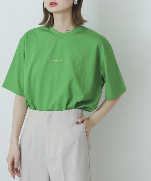 SENSE OF PLACE by URBAN RESEARCH / センスオブプレイス バイ アーバンリサーチ Tシャツ | シシュウポンチTシャツ(5分袖) | 詳細6