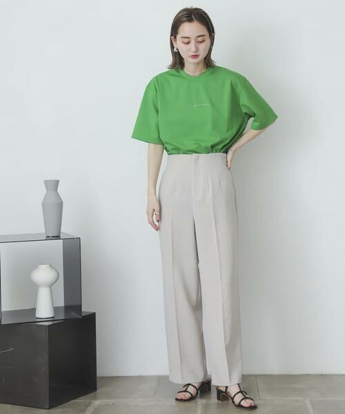 SENSE OF PLACE by URBAN RESEARCH / センスオブプレイス バイ アーバンリサーチ Tシャツ | シシュウポンチTシャツ(5分袖) | 詳細9