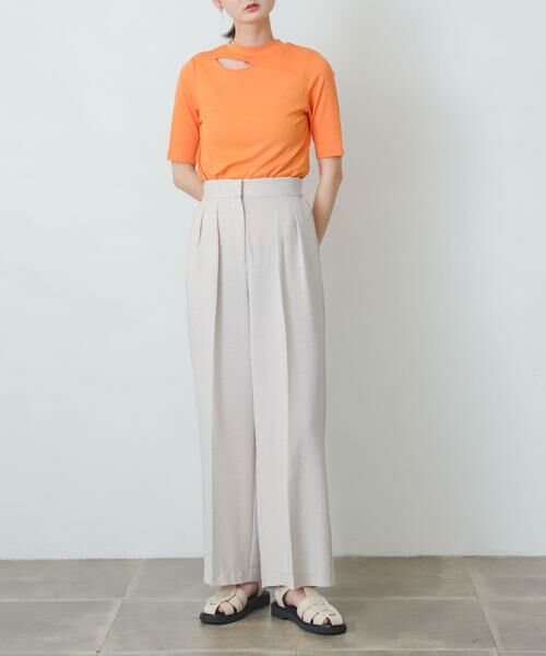 SENSE OF PLACE by URBAN RESEARCH / センスオブプレイス バイ アーバンリサーチ ニット・セーター | デコルテカットトップ | 詳細3