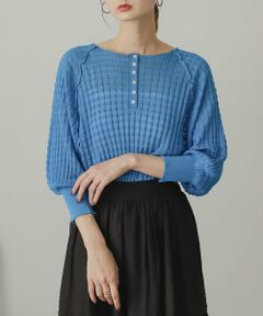 SENSE OF PLACE by URBAN RESEARCH / センスオブプレイス バイ アーバンリサーチ ニット・セーター | 2WAYシアーセーター(5分袖)