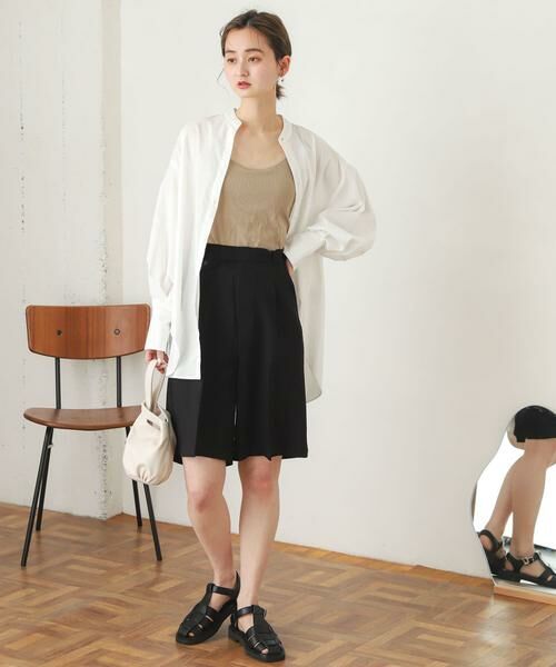 SENSE OF PLACE by URBAN RESEARCH / センスオブプレイス バイ アーバンリサーチ ショート・ハーフ・半端丈パンツ | リネンライクバミューダパンツ | 詳細25