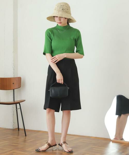 SENSE OF PLACE by URBAN RESEARCH / センスオブプレイス バイ アーバンリサーチ ショート・ハーフ・半端丈パンツ | リネンライクバミューダパンツ | 詳細16