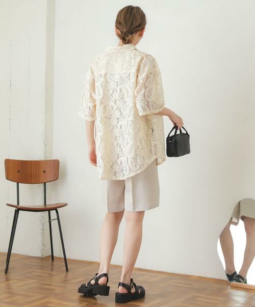 SENSE OF PLACE by URBAN RESEARCH / センスオブプレイス バイ アーバンリサーチ ショート・ハーフ・半端丈パンツ | リネンライクバミューダパンツ | 詳細28