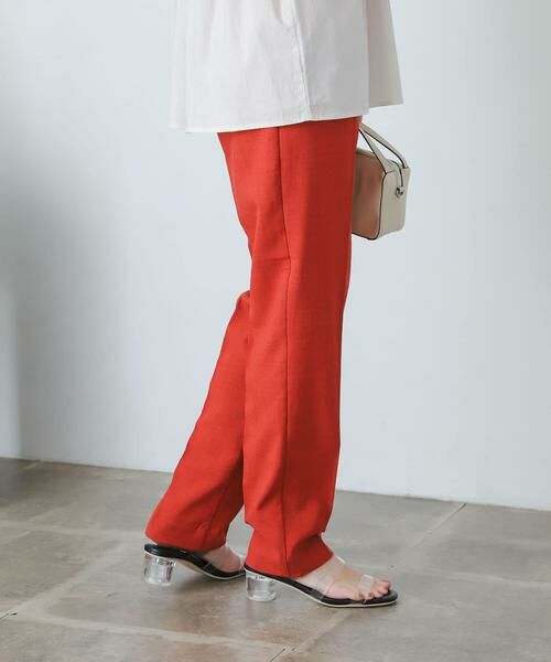 SENSE OF PLACE by URBAN RESEARCH / センスオブプレイス バイ アーバンリサーチ その他パンツ | 『XS・TALL展開あり』リネンライクハイウエストテーパードパンツ | 詳細1