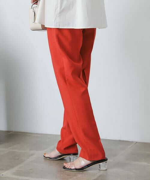 SENSE OF PLACE by URBAN RESEARCH / センスオブプレイス バイ アーバンリサーチ その他パンツ | 『XS・TALL展開あり』リネンライクハイウエストテーパードパンツ | 詳細2