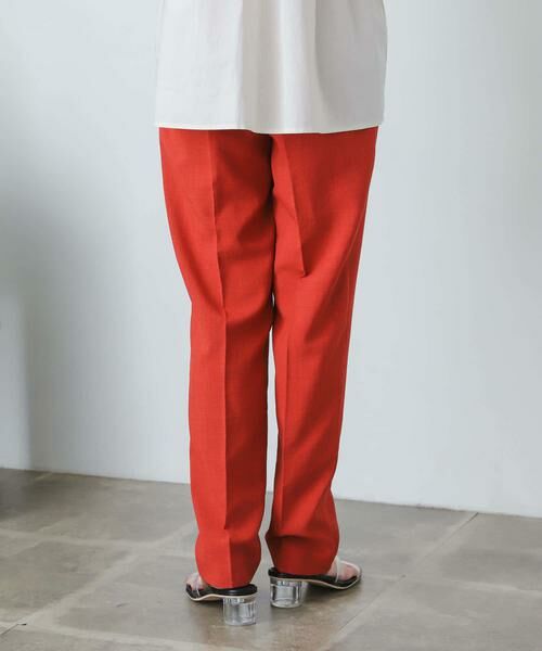 SENSE OF PLACE by URBAN RESEARCH / センスオブプレイス バイ アーバンリサーチ その他パンツ | 『XS・TALL展開あり』リネンライクハイウエストテーパードパンツ | 詳細3