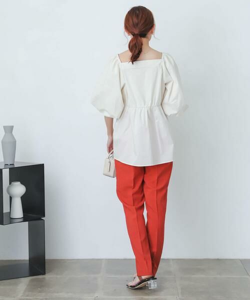 SENSE OF PLACE by URBAN RESEARCH / センスオブプレイス バイ アーバンリサーチ その他パンツ | 『XS・TALL展開あり』リネンライクハイウエストテーパードパンツ | 詳細7