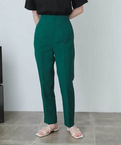 SENSE OF PLACE by URBAN RESEARCH / センスオブプレイス バイ アーバンリサーチ その他パンツ | 『XS・TALL展開あり』リネンライクハイウエストテーパードパンツ | 詳細13