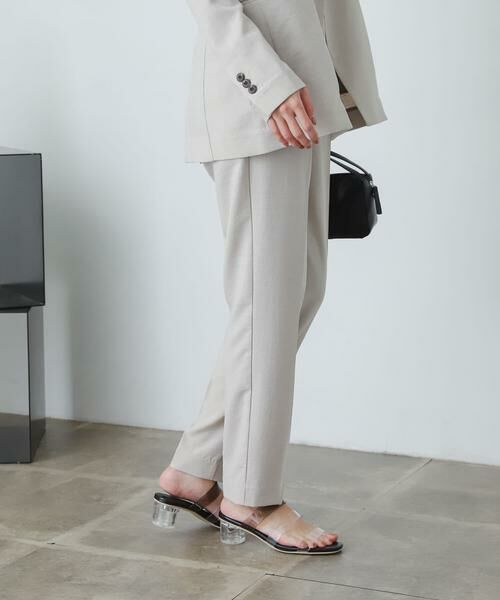 SENSE OF PLACE by URBAN RESEARCH / センスオブプレイス バイ アーバンリサーチ その他パンツ | 『XS・TALL展開あり』リネンライクハイウエストテーパードパンツ | 詳細5