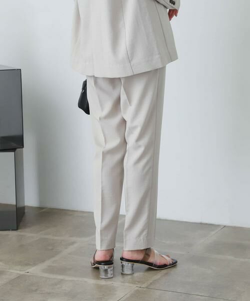 SENSE OF PLACE by URBAN RESEARCH / センスオブプレイス バイ アーバンリサーチ その他パンツ | 『XS・TALL展開あり』リネンライクハイウエストテーパードパンツ | 詳細6