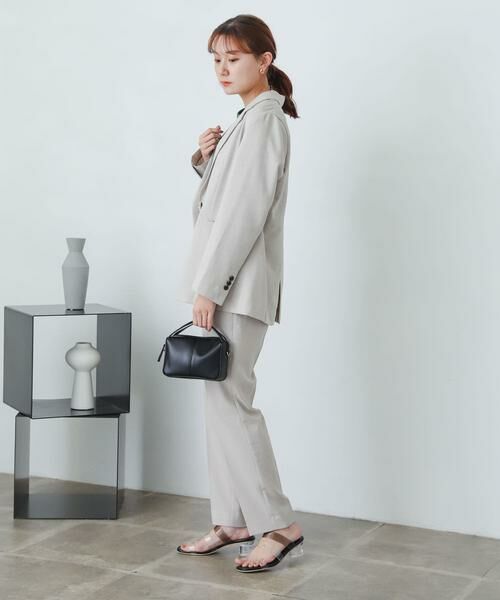 SENSE OF PLACE by URBAN RESEARCH / センスオブプレイス バイ アーバンリサーチ その他パンツ | 『XS・TALL展開あり』リネンライクハイウエストテーパードパンツ | 詳細7