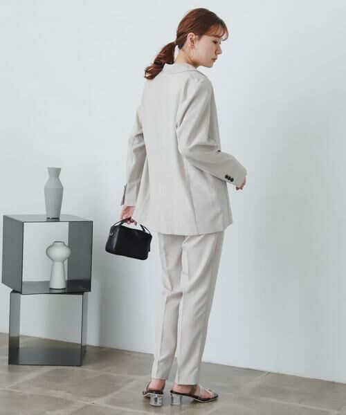 SENSE OF PLACE by URBAN RESEARCH / センスオブプレイス バイ アーバンリサーチ その他パンツ | 『XS・TALL展開あり』リネンライクハイウエストテーパードパンツ | 詳細9