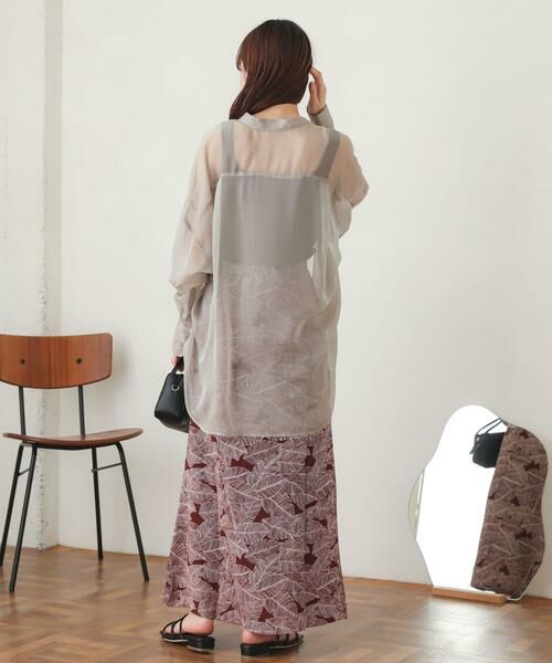 SENSE OF PLACE by URBAN RESEARCH / センスオブプレイス バイ アーバンリサーチ スカート | プリントマーメイドスカート | 詳細4