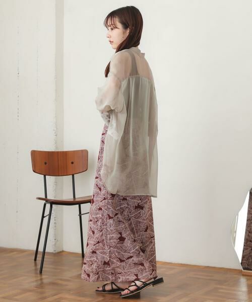 SENSE OF PLACE by URBAN RESEARCH / センスオブプレイス バイ アーバンリサーチ スカート | プリントマーメイドスカート | 詳細5
