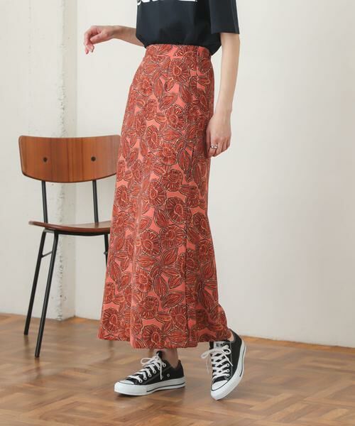 SENSE OF PLACE by URBAN RESEARCH / センスオブプレイス バイ アーバンリサーチ スカート | プリントマーメイドスカート | 詳細22