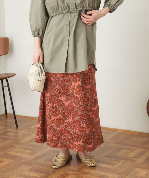 SENSE OF PLACE by URBAN RESEARCH / センスオブプレイス バイ アーバンリサーチ スカート | プリントマーメイドスカート | 詳細24