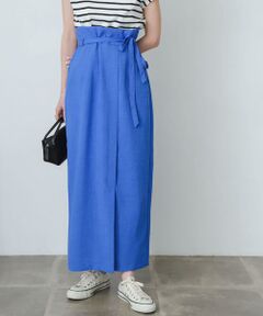 SENSE OF PLACE by URBAN RESEARCH / センスオブプレイス バイ アーバンリサーチ スカート | 『XS・TALL展開あり』リネンライクハイウエストラップスカート