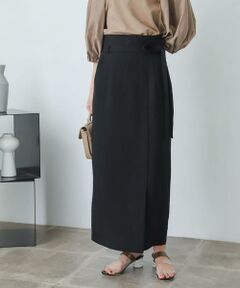 SENSE OF PLACE by URBAN RESEARCH / センスオブプレイス バイ アーバンリサーチ スカート | 『XS・TALL展開あり』リネンライクハイウエストラップスカート