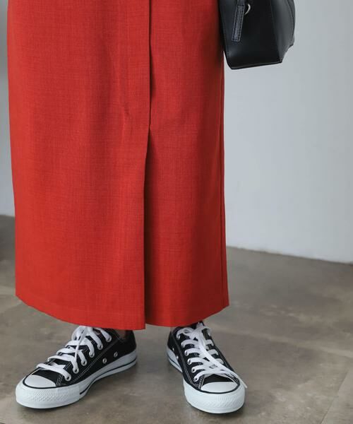 SENSE OF PLACE by URBAN RESEARCH / センスオブプレイス バイ アーバンリサーチ スカート | 『XS・TALL展開あり』リネンライクハイウエストラップスカート | 詳細18