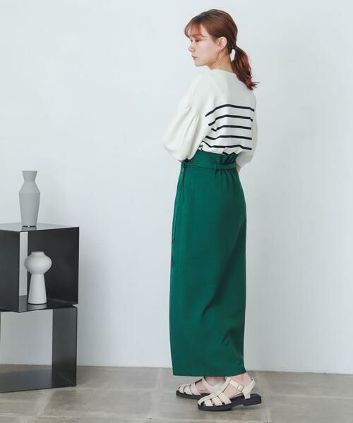SENSE OF PLACE by URBAN RESEARCH / センスオブプレイス バイ アーバンリサーチ スカート | 『XS・TALL展開あり』リネンライクハイウエストラップスカート | 詳細23
