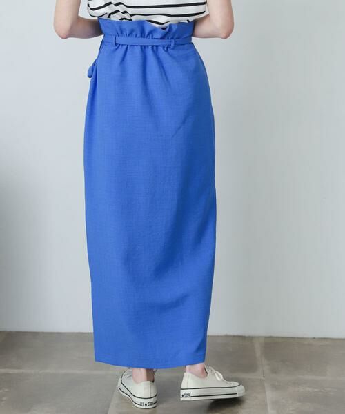 SENSE OF PLACE by URBAN RESEARCH / センスオブプレイス バイ アーバンリサーチ スカート | 『XS・TALL展開あり』リネンライクハイウエストラップスカート | 詳細30