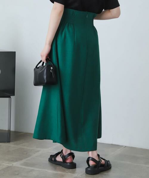 SENSE OF PLACE by URBAN RESEARCH / センスオブプレイス バイ アーバンリサーチ スカート | リネンライクハイウエストフレアスカート | 詳細9