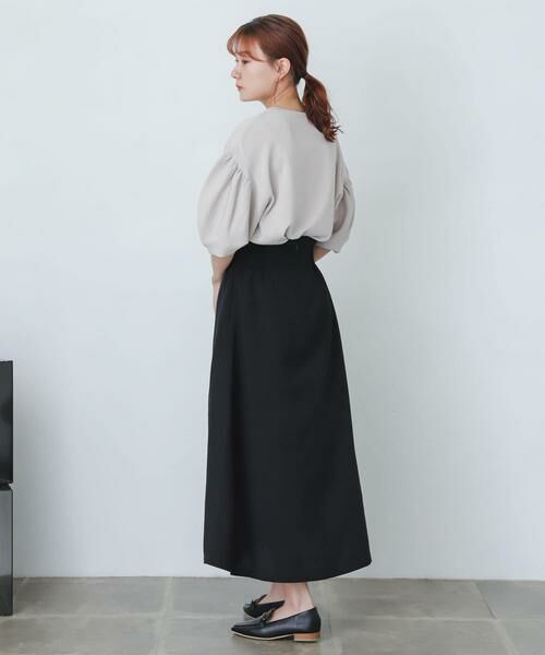 SENSE OF PLACE by URBAN RESEARCH / センスオブプレイス バイ アーバンリサーチ スカート | リネンライクハイウエストフレアスカート | 詳細20