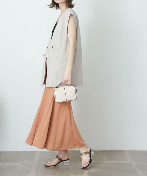 SENSE OF PLACE by URBAN RESEARCH / センスオブプレイス バイ アーバンリサーチ スカート | マーメイドナロースカート(ピンクベージュ)