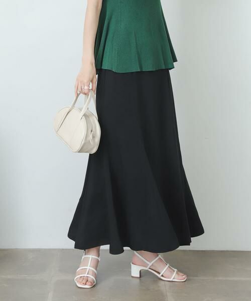 SENSE OF PLACE by URBAN RESEARCH / センスオブプレイス バイ アーバンリサーチ スカート | マーメイドナロースカート(ブラック)