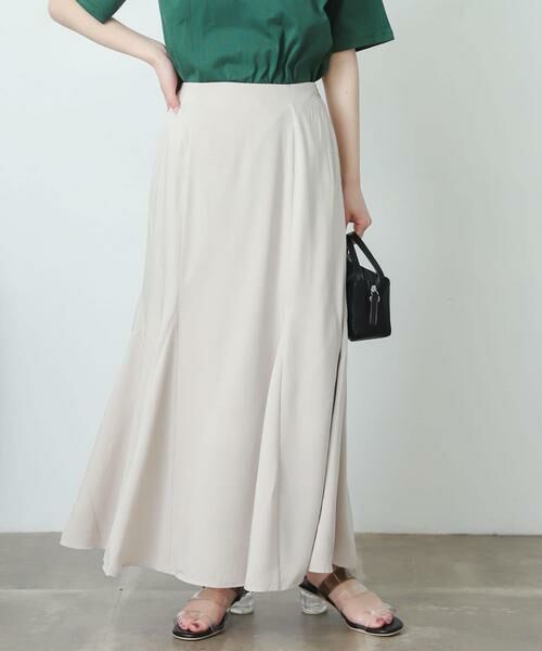 SENSE OF PLACE by URBAN RESEARCH / センスオブプレイス バイ アーバンリサーチ スカート | マーメイドナロースカート(ライトベージュ)