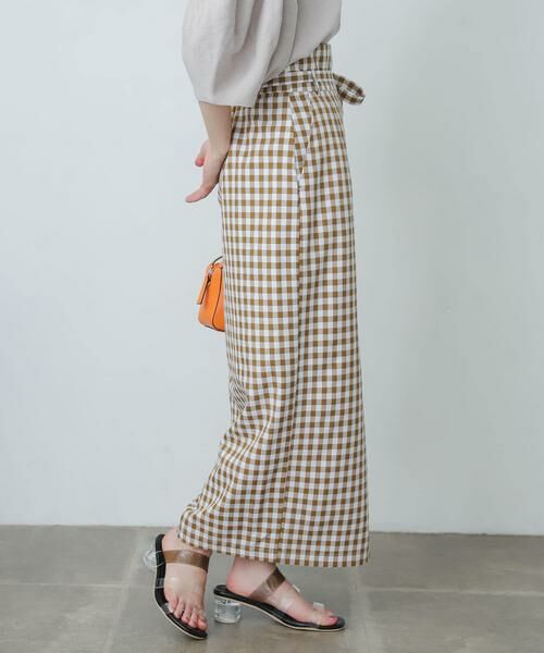 SENSE OF PLACE by URBAN RESEARCH / センスオブプレイス バイ アーバンリサーチ スカート | ギンガムチェックハイウエストラップスカート | 詳細2