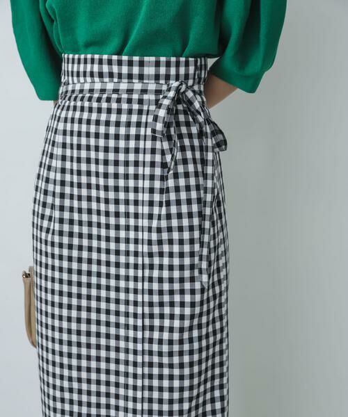 SENSE OF PLACE by URBAN RESEARCH / センスオブプレイス バイ アーバンリサーチ スカート | ギンガムチェックハイウエストラップスカート | 詳細19