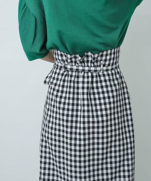 SENSE OF PLACE by URBAN RESEARCH / センスオブプレイス バイ アーバンリサーチ スカート | ギンガムチェックハイウエストラップスカート | 詳細23
