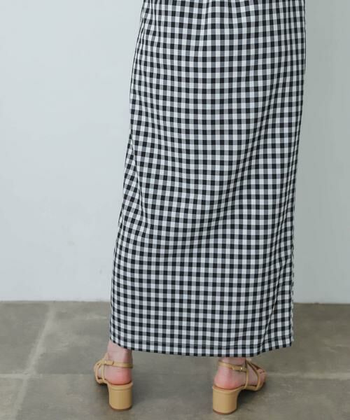 SENSE OF PLACE by URBAN RESEARCH / センスオブプレイス バイ アーバンリサーチ スカート | ギンガムチェックハイウエストラップスカート | 詳細24