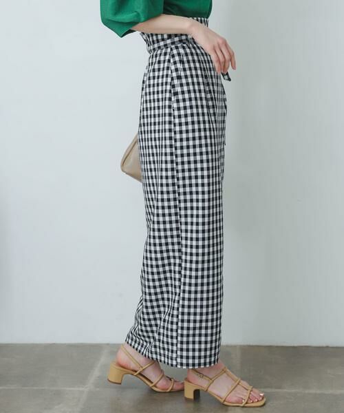 SENSE OF PLACE by URBAN RESEARCH / センスオブプレイス バイ アーバンリサーチ スカート | ギンガムチェックハイウエストラップスカート | 詳細11